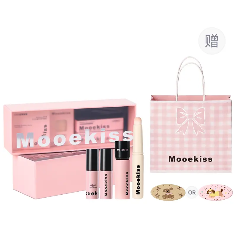 Набор для макияжа steadfast love подарочная коробка выравнивающий тон кожи легко наносится блеск для губ натуральный комплект из 5 предметов Mooekiss
Набор для макияжа steadfast love подарочная коробка выравнивающий тон кожи легко наносится блеск для губ натуральный комплект из 5 предметов Mooekiss