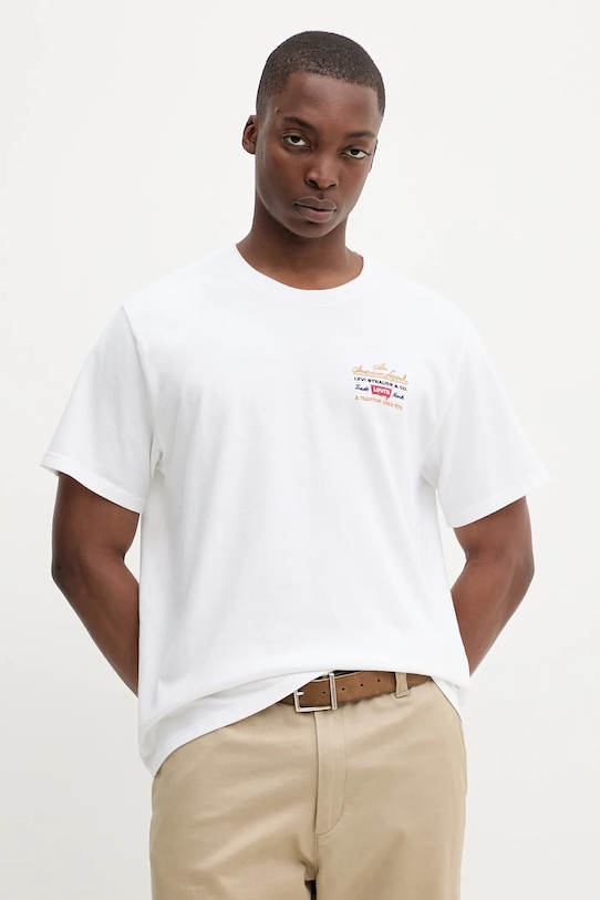 Хлопковая футболка Levi'S, белый
Хлопковая футболка Levi'S, белый