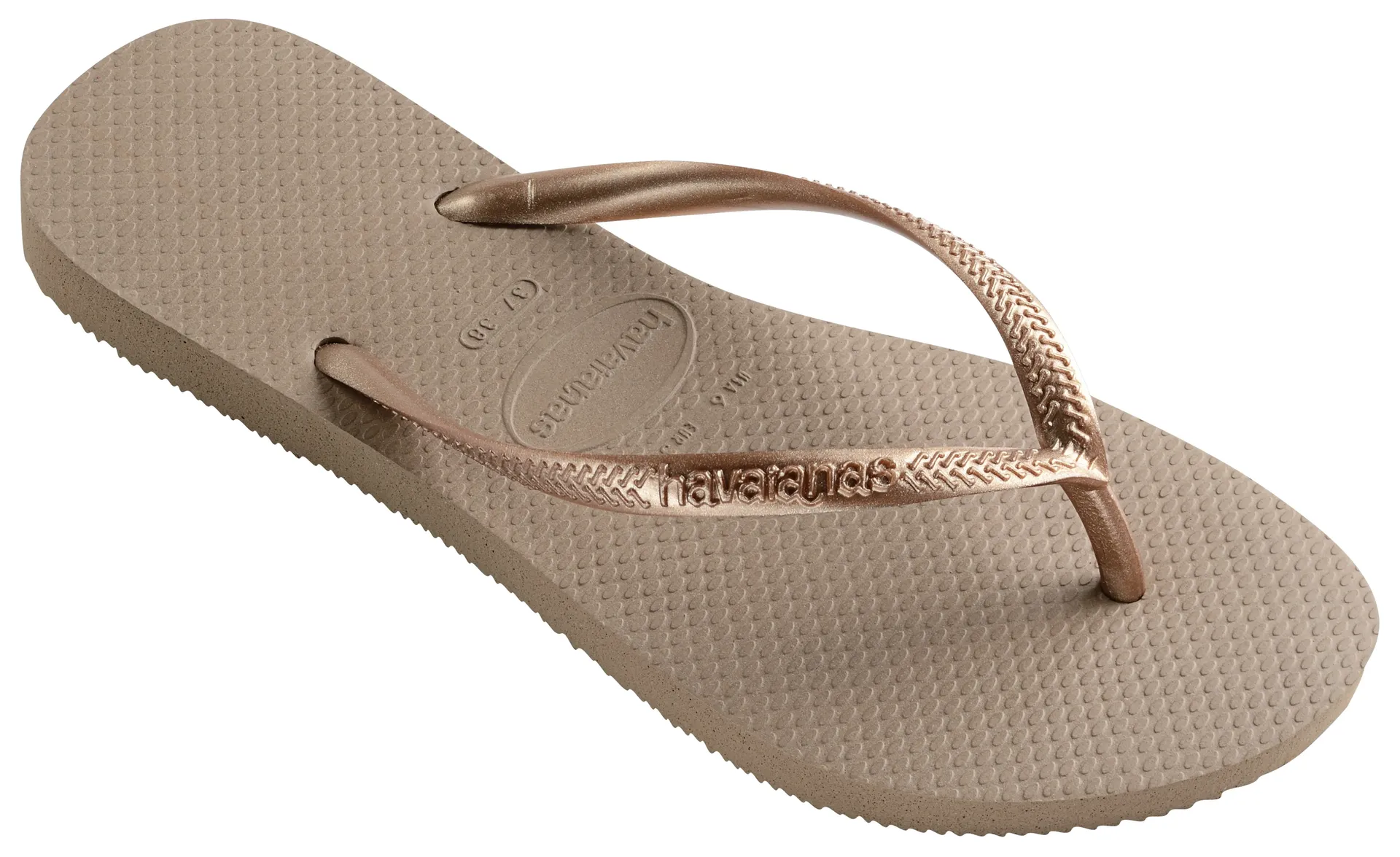 Havaianas "Slim" разделитель пальцев ног, летняя обувь, тапочки, туфли для бассейна с мягким носком, цвет Rosegoldfarben
Havaianas "Slim" разделитель пальцев ног, летняя обувь, тапочки, туфли для бассейна с мягким носком, цвет Rosegoldfarben