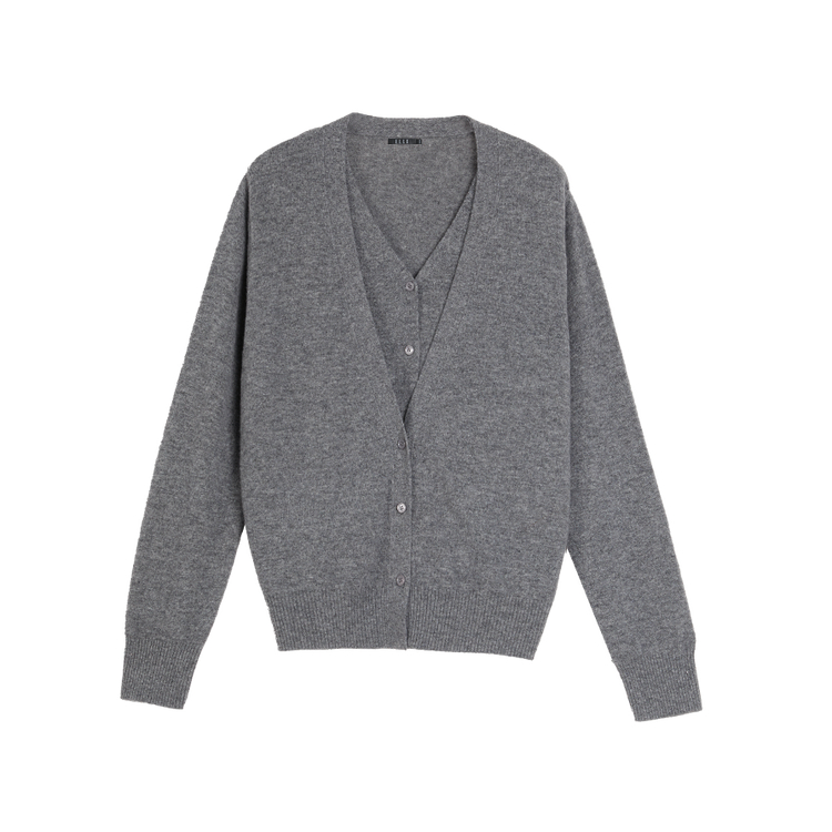 Кардиган женский V-образный вырез умеренный ELLE, темно-серый
Кардиган женский V-образный вырез умеренный ELLE, темно-серый