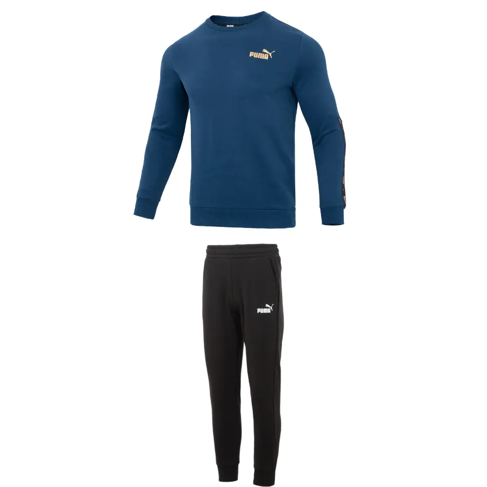 Мужская повседневная спортивная футболка с круглым вырезом, утолщенная и на флисовой подкладке Puma, clothing set (синий top+черный pants)
Мужская повседневная спортивная футболка с круглым вырезом, утолщенная и на флисовой подкладке Puma, clothing set (синий top+черный pants)