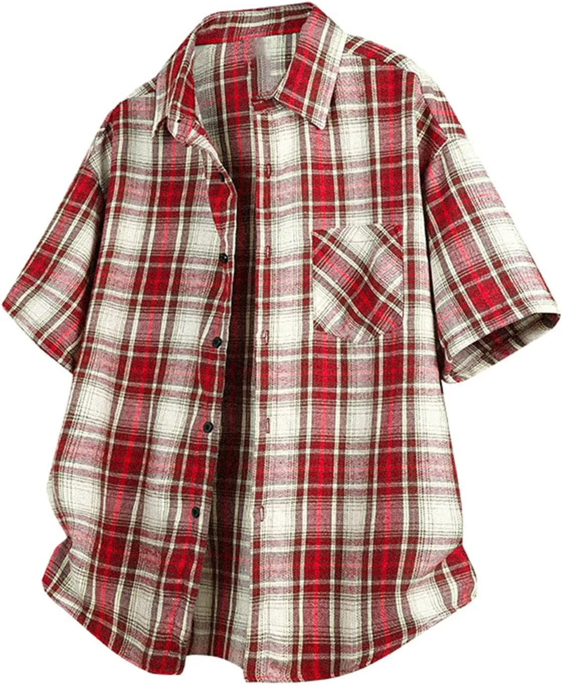 Мужская повседневная рубашка с коротким рукавом в клетку Gingham, Regular Fit, с карманом
Мужская повседневная рубашка с коротким рукавом в клетку Gingham, Regular Fit, с карманом