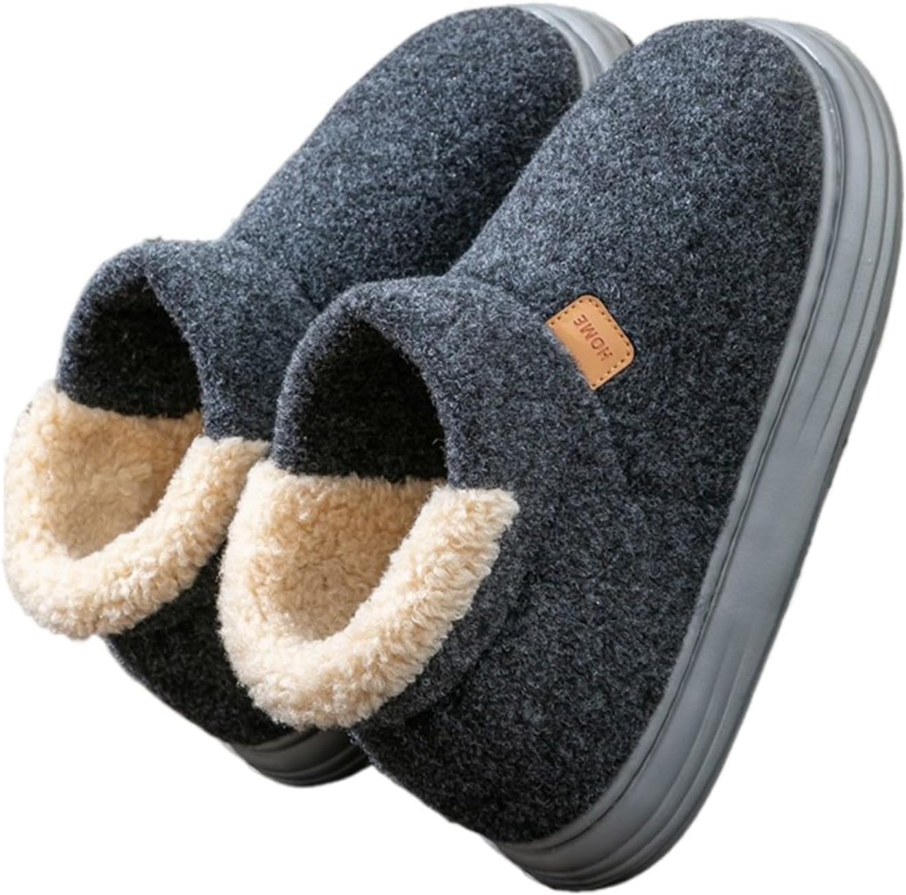 Мужские плюшевые высокие тапочки Azttoztto, с утолщенной подошвой для дома, с памятью формы, нескользящие теплые тапочки-ботинки для зимы и холодной погоды, черный
Мужские плюшевые высокие тапочки Azttoztto, с утолщенной подошвой для дома, с памятью формы, нескользящие теплые тапочки-ботинки для зимы и холодной погоды, черный