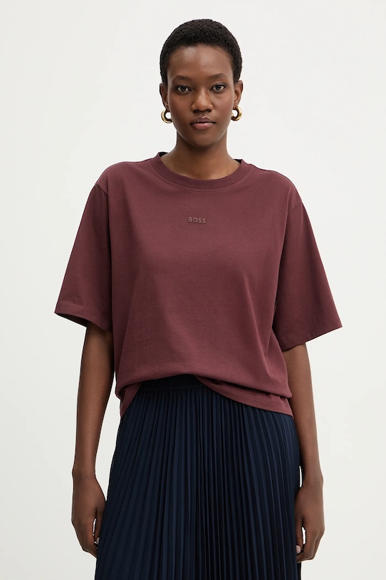 Хлопковая футболка BOSS Orange, бордовый, Красный, Хлопковая футболка BOSS Orange, бордовый
Хлопковая футболка BOSS Orange, бордовый, Красный, Хлопковая футболка BOSS Orange, бордовый