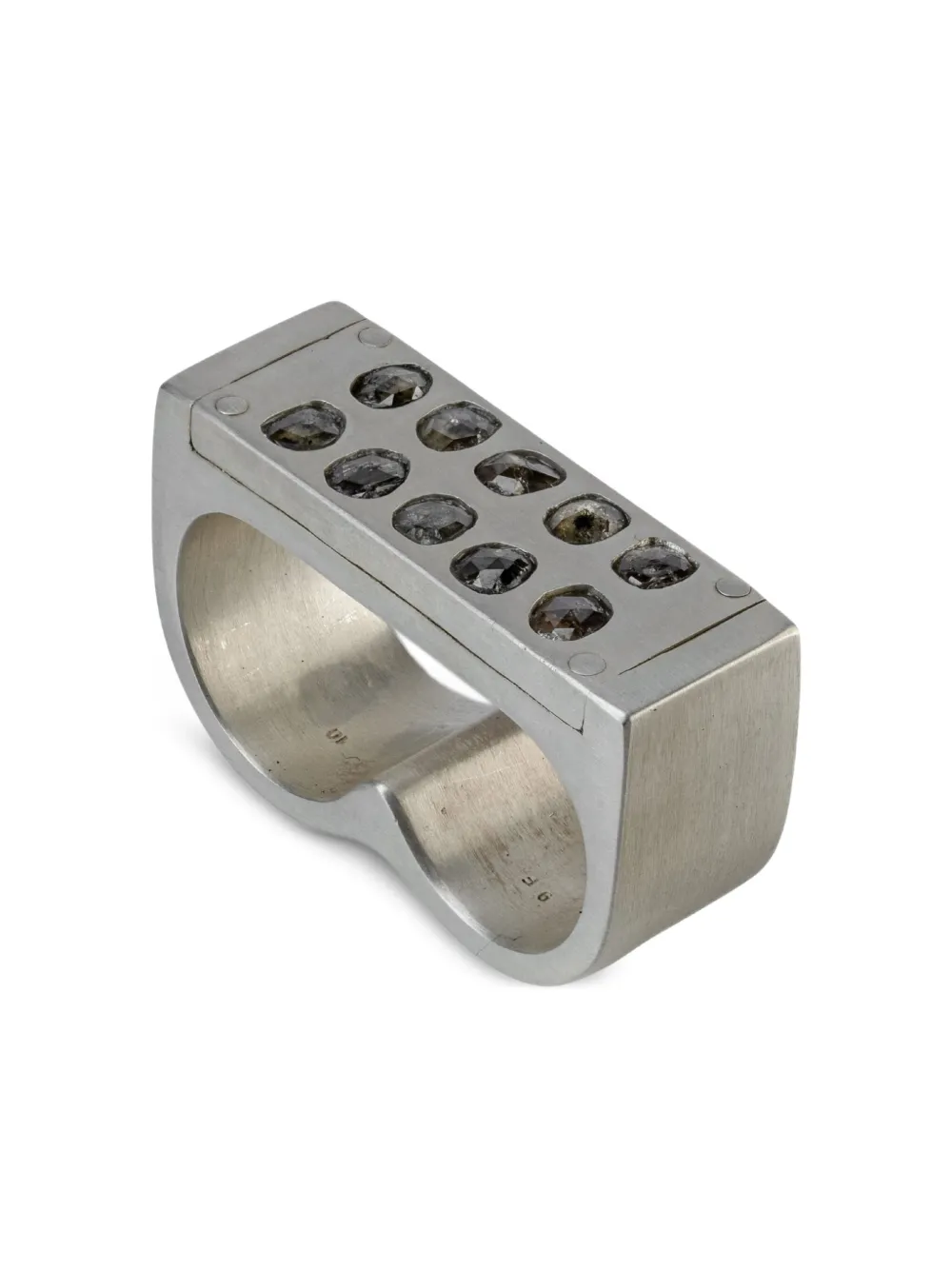 Кольцо Plate Double Parts of Four, серебяный
Кольцо Plate Double Parts of Four, серебяный