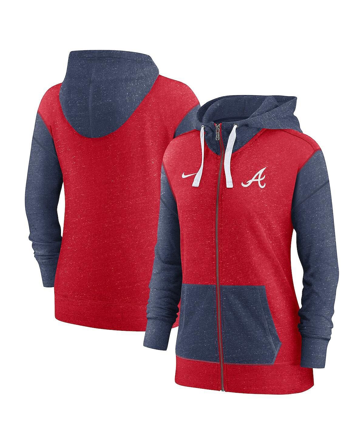 Женская красная толстовка с молнией во всю длину Atlanta Braves Nike, красный
Женская красная толстовка с молнией во всю длину Atlanta Braves Nike, красный