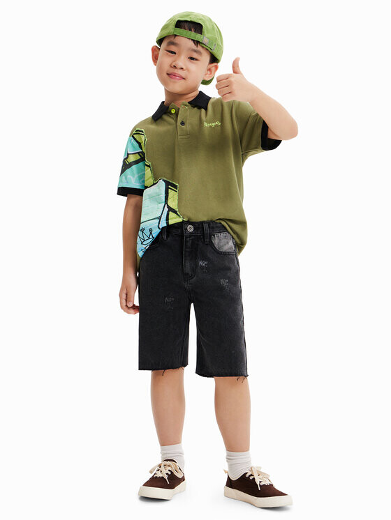 Джинсовые шорты стандартного кроя Desigual, черный
Джинсовые шорты стандартного кроя Desigual, черный