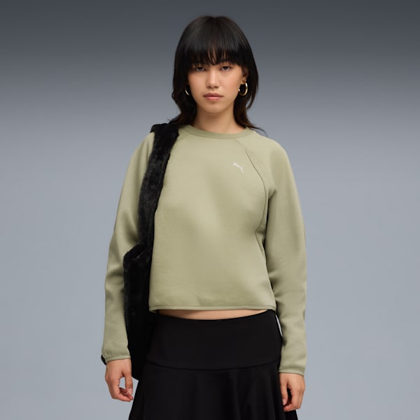 Женская толстовка с круглым вырезом Evostripe Puma, зеленый
Женская толстовка с круглым вырезом Evostripe Puma, зеленый