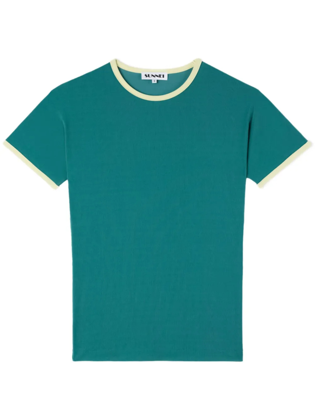 Футболка с контрастной отделкой Sunnei, зеленый
Футболка с контрастной отделкой Sunnei, зеленый