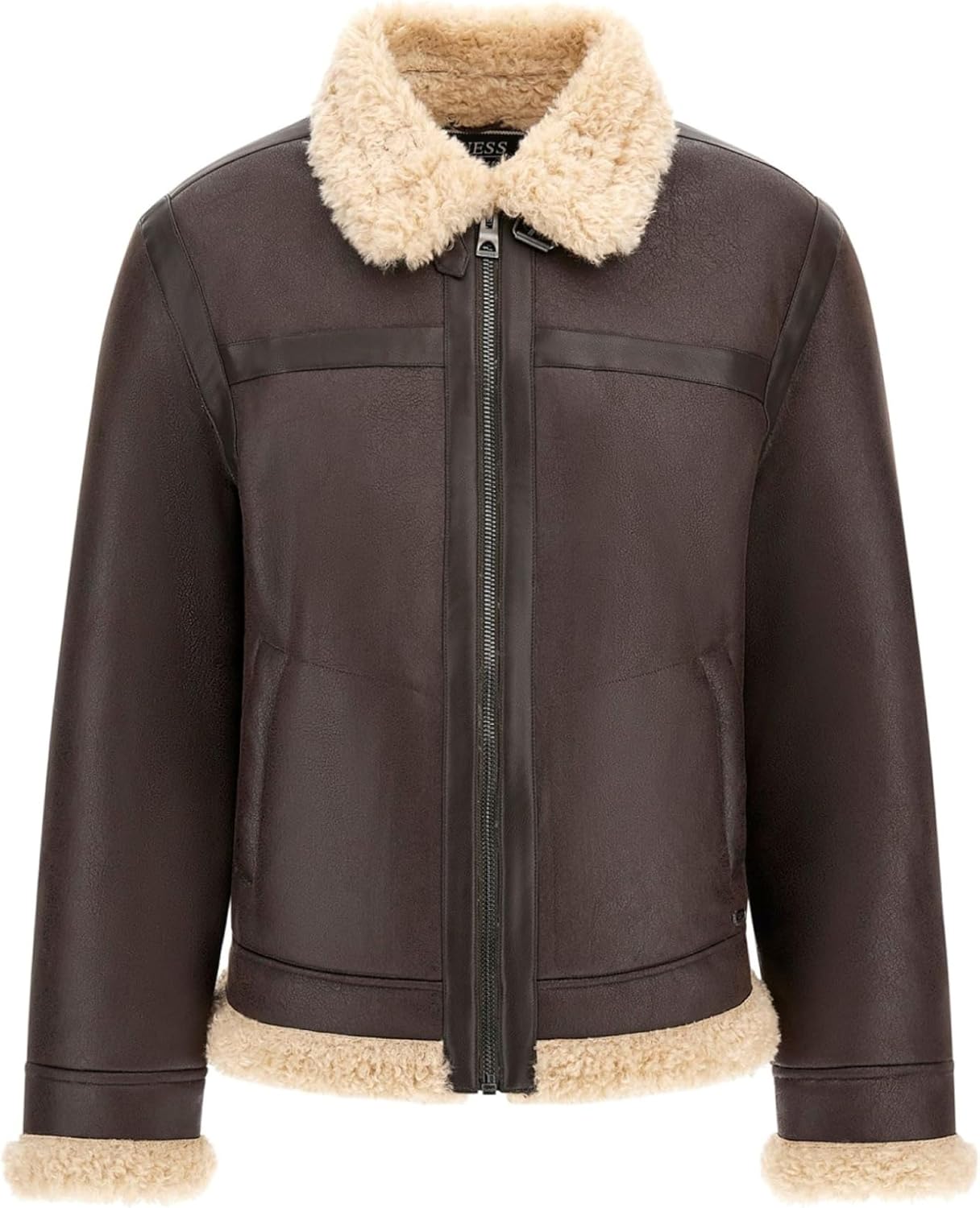 Куртка-авиатор GUESS из овчины, Bark Brown
Куртка-авиатор GUESS из овчины, Bark Brown