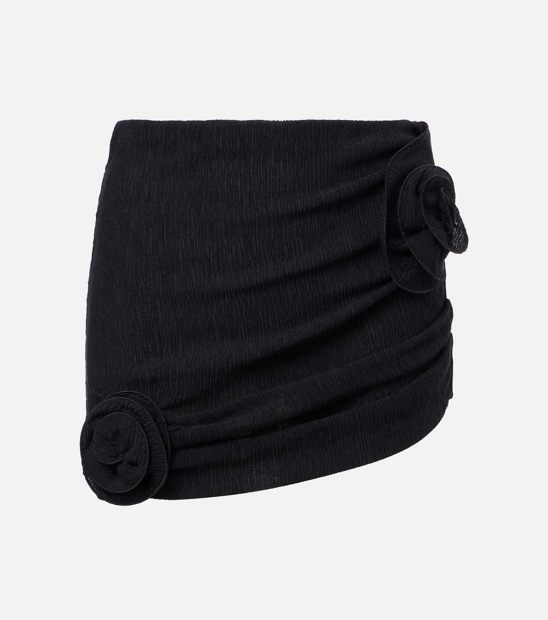 Юбка-мини с цветочной аппликацией Magda Butrym, черный
Юбка-мини с цветочной аппликацией Magda Butrym, черный