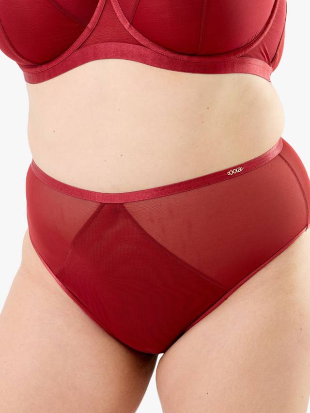 Моделирующие трусы с высокой талией Mesh Control Oola Lingerie, Berry
Моделирующие трусы с высокой талией Mesh Control Oola Lingerie, Berry