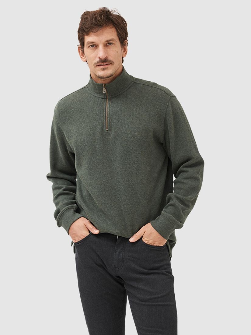 Хлопковый джемпер на молнии Alton Ave с воротником-стойкой Rodd & Gunn, лес
Хлопковый джемпер на молнии Alton Ave с воротником-стойкой Rodd & Gunn, лес