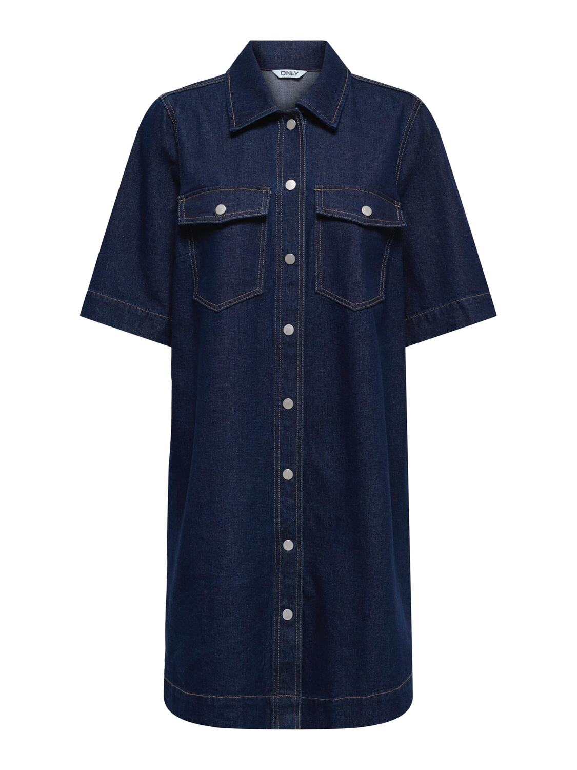ONLY Платье-рубашка 'ONLBELLE' в темно-синем цвете
ONLY Платье-рубашка 'ONLBELLE' в темно-синем цвете