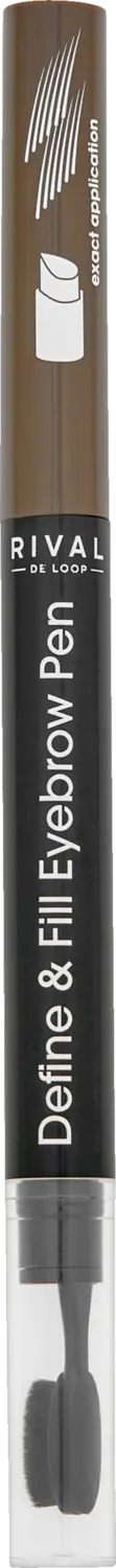 Карандаш для бровей RIVAL DE LOOP Define & Fill Eyebrow Pen 01 Almond 
Карандаш для бровей RIVAL DE LOOP Define & Fill Eyebrow Pen 01 Almond