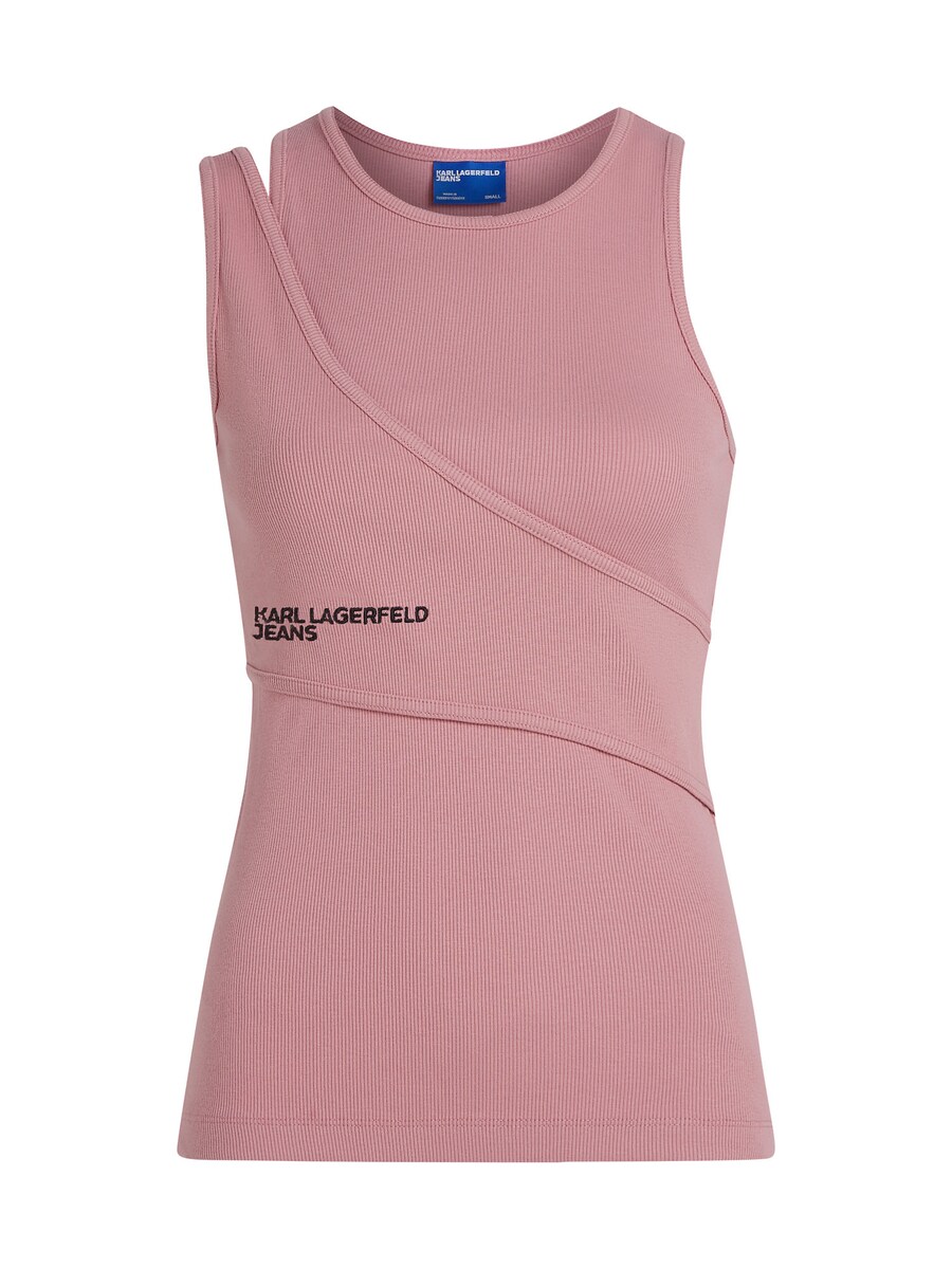 Топ KARL LAGERFELD JEANS, темно-розовый 
Топ KARL LAGERFELD JEANS, темно-розовый