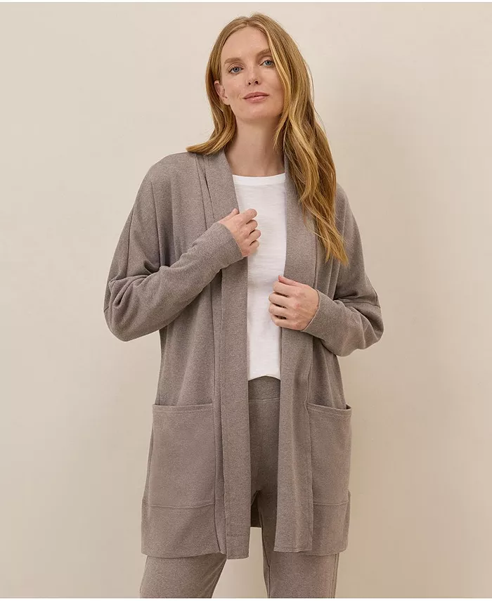 Женский кардиган-накидка из органического хлопка Airplane Wrap Pact, коричневый
Женский кардиган-накидка из органического хлопка Airplane Wrap Pact, коричневый