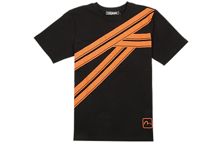 Футболка мужская черная Evisu, черный 
Футболка мужская черная Evisu, черный