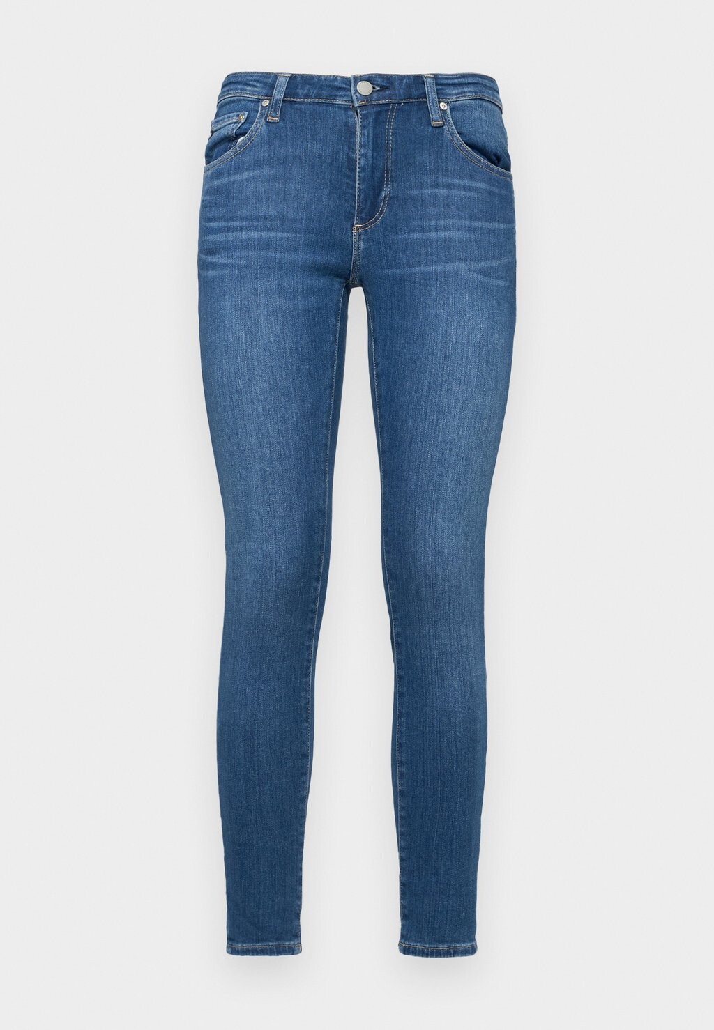 Джинсы скинни AG Jeans, синий деним
Джинсы скинни AG Jeans, синий деним