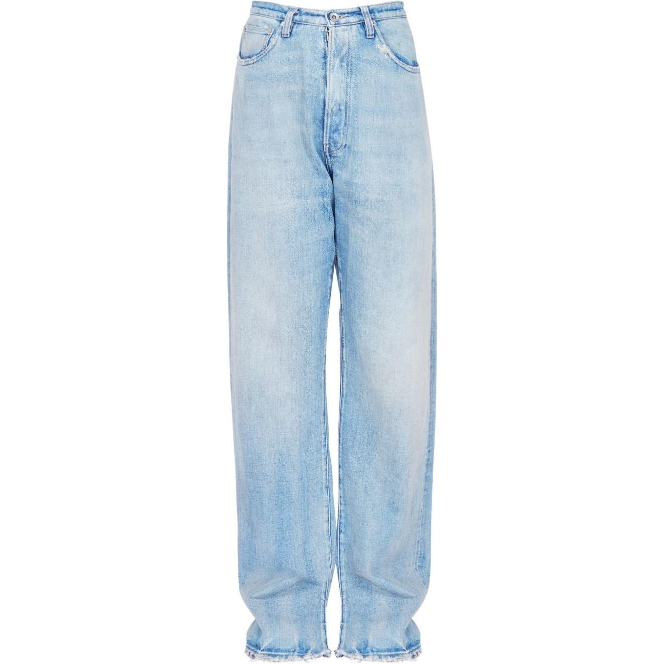 Прямые джинсы с пятью карманами Maison Margiela, синий
Прямые джинсы с пятью карманами Maison Margiela, синий