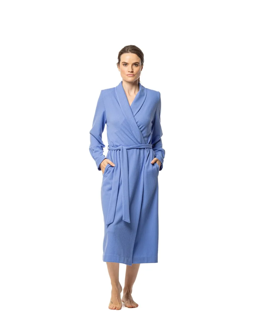 Женский халат Смокинг с поясом Egatex, синий
Женский халат Смокинг с поясом Egatex, синий