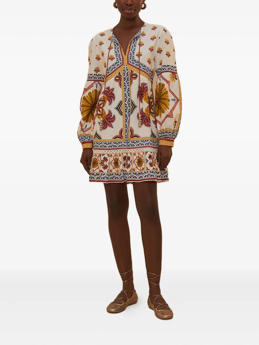 Платье мини с цветочным принтом FARM Rio, нейтральный
Платье мини с цветочным принтом FARM Rio, нейтральный