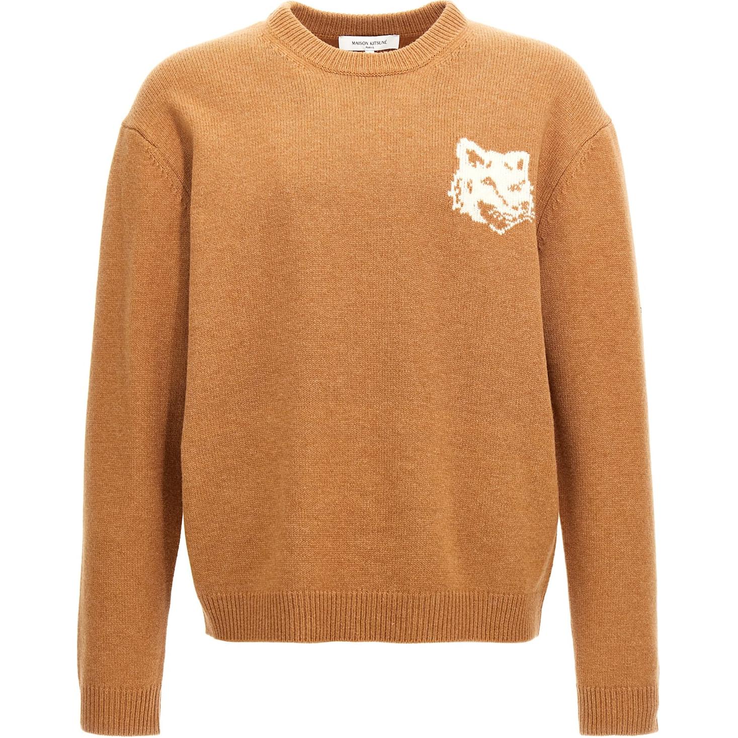 Свитер Maison Kitsuné с интарсией Fox Head Maison Kitsune, коричневый
Свитер Maison Kitsuné с интарсией Fox Head Maison Kitsune, коричневый