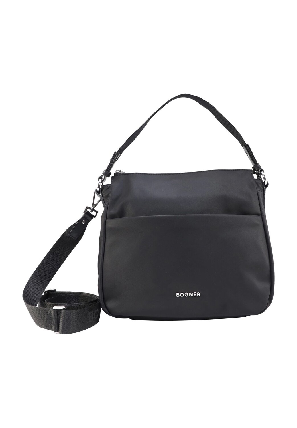 Сумка через плечо Isalie, эмблема, однотонная, женская BOGNER, черный 
Сумка через плечо Isalie, эмблема, однотонная, женская BOGNER, черный