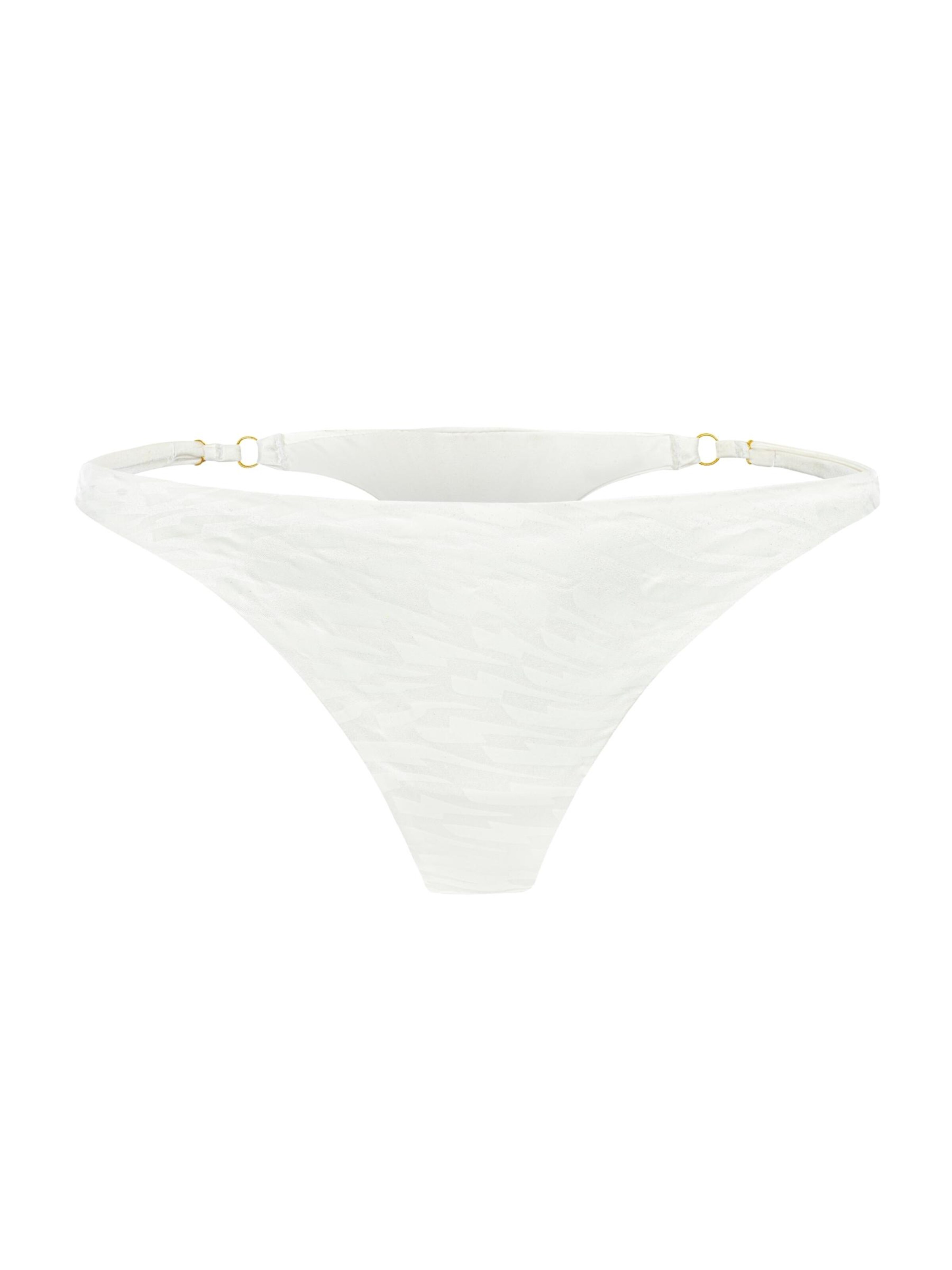 EKCENTRIK Трусы-стринги 'Sating Thong White' в цвете Off White
EKCENTRIK Трусы-стринги 'Sating Thong White' в цвете Off White