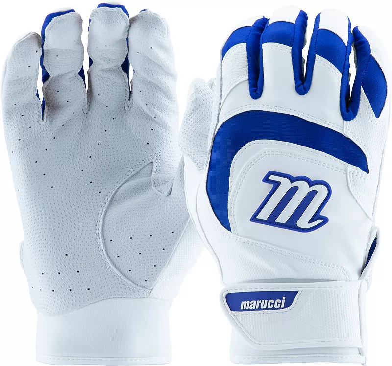 Перчатки для ватина Marucci Adult Signature 4, цвет White/Royal
Перчатки для ватина Marucci Adult Signature 4, цвет White/Royal