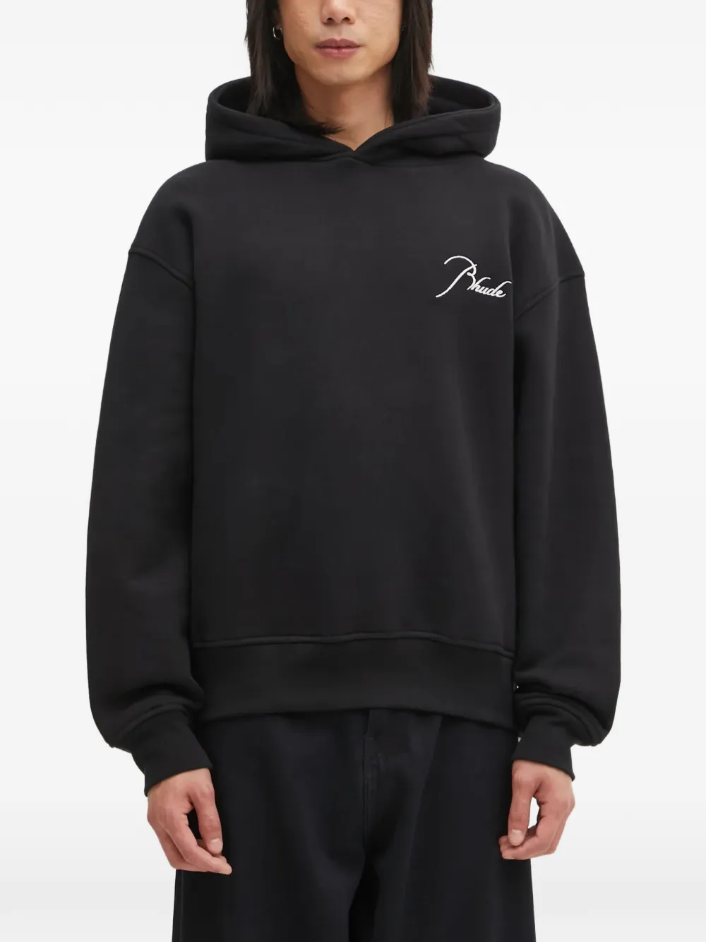 Худи с вышитым логотипом Rhude, черный
Худи с вышитым логотипом Rhude, черный