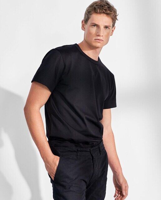 Мужская однотонная футболка с круглым вырезом Bread & Boxers, черный
Мужская однотонная футболка с круглым вырезом Bread & Boxers, черный