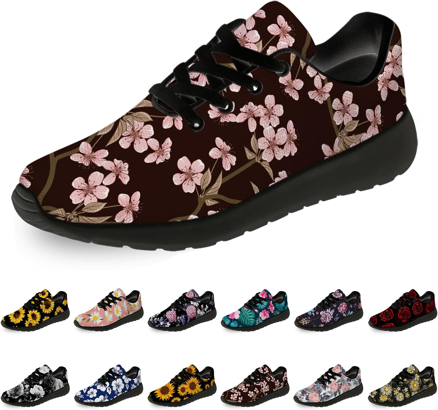 Цветочные кроссовки для женщин и мужчин, беговые кроссовки Horethy, розовый
Цветочные кроссовки для женщин и мужчин, беговые кроссовки Horethy, розовый