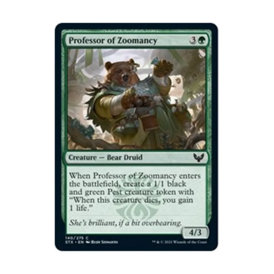 CCG Профессор зоомантии (C) (фольга), MTG - Strixhaven - School of Mages
CCG Профессор зоомантии (C) (фольга), MTG - Strixhaven - School of Mages