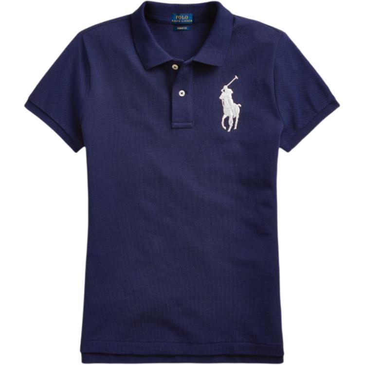 Футболка поло женская тёмно-синяя Polo Ralph Lauren
Футболка поло женская тёмно-синяя Polo Ralph Lauren