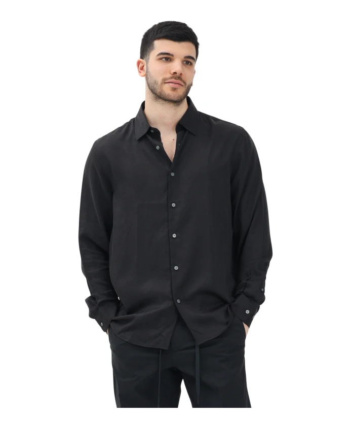 Черная рубашка с длинными рукавами, обладающая роскошным шармом. Selected Homme, черный
Черная рубашка с длинными рукавами, обладающая роскошным шармом. Selected Homme, черный