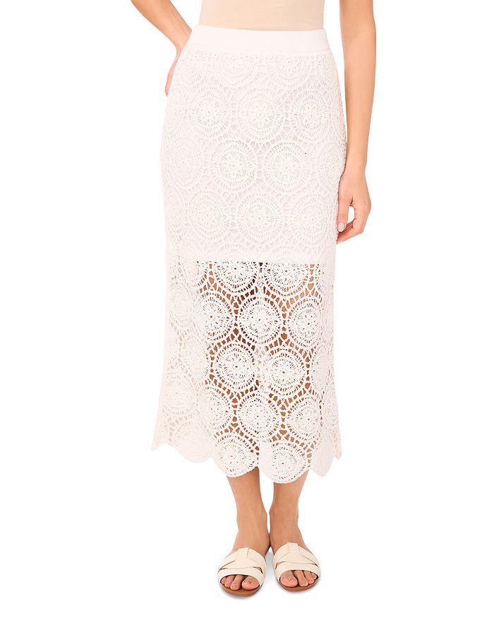 Вязаная юбка миди 1.STATE, белый 
Вязаная юбка миди 1.STATE, белый