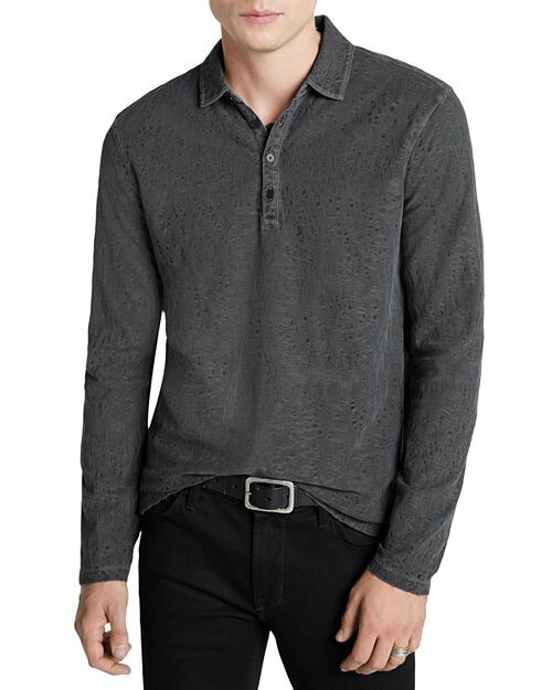 Жаккардовая рубашка-поло с длинными рукавами Adam John Varvatos, цвет Gray
Жаккардовая рубашка-поло с длинными рукавами Adam John Varvatos, цвет Gray