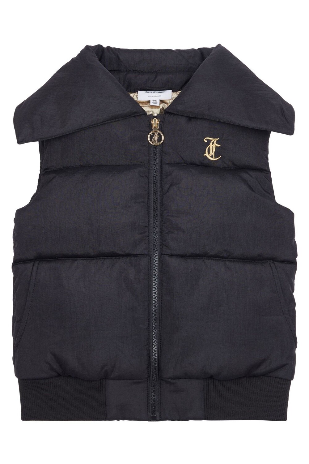 Жилет с воротником стойкой для девочек Juicy Couture, черный
Жилет с воротником стойкой для девочек Juicy Couture, черный