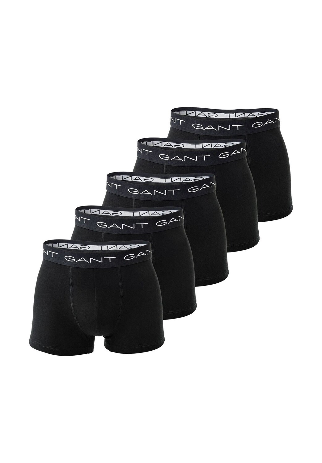 Мужские шорты-боксеры, 5 шт., базовые плавки, хлопок стрейч, логотип, однотонные GANT, черный
Мужские шорты-боксеры, 5 шт., базовые плавки, хлопок стрейч, логотип, однотонные GANT, черный