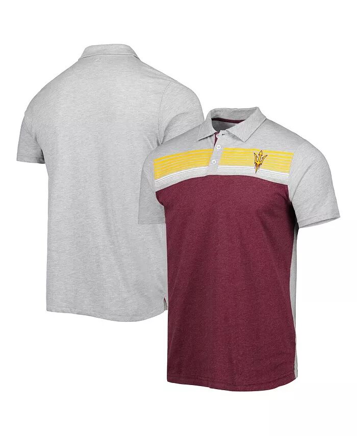 Мужская рубашка-поло Arizona State Sun Devils Caddie темно-бордового и серого цвета Colosseum
Мужская рубашка-поло Arizona State Sun Devils Caddie темно-бордового и серого цвета Colosseum