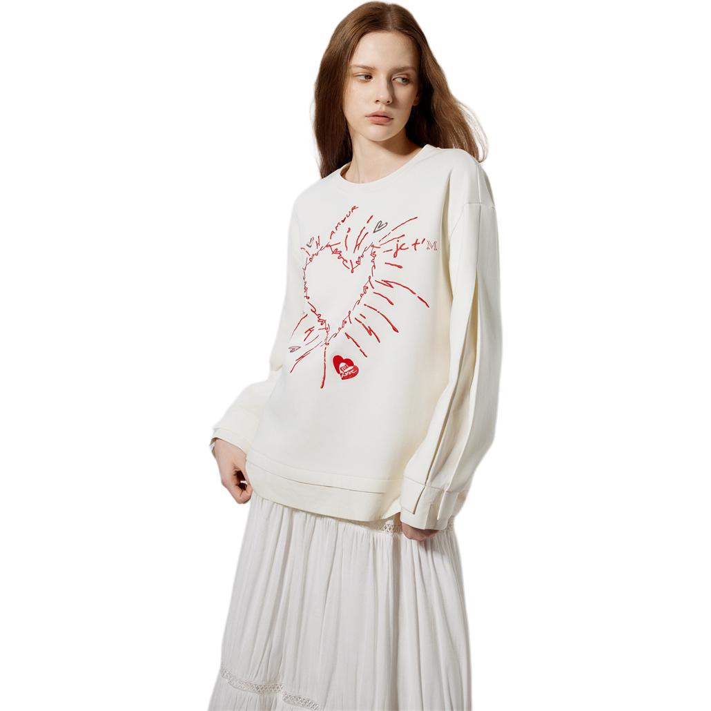 ELLE Свитшот Women's Ecru Crew Neck Moderate Regular
ELLE Свитшот Women's Ecru Crew Neck Moderate Regular