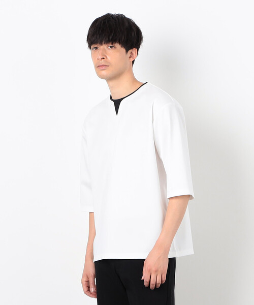 Футболка с вырезом-«замочной скважиной» и рукавами три четверти COMME CA ISM, белый
Футболка с вырезом-«замочной скважиной» и рукавами три четверти COMME CA ISM, белый