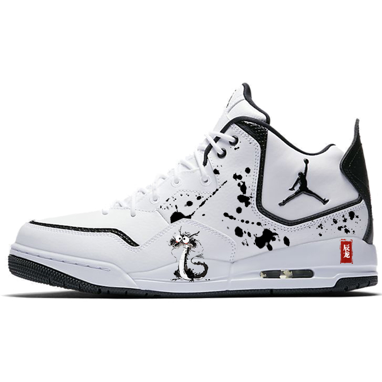 Jordan Баскетбольные кроссовки Courtside 23 с амортизацией, противоскользящие и износостойкие, винтажные, среднего размера, мужские, белые, черные
Jordan Баскетбольные кроссовки Courtside 23 с амортизацией, противоскользящие и износостойкие, винтажные, среднего размера, мужские, белые, черные