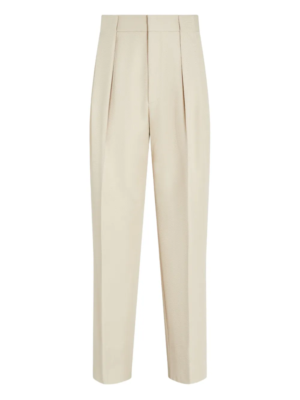 Брюки из шерсти со складками Zegna, нейтральный
Брюки из шерсти со складками Zegna, нейтральный