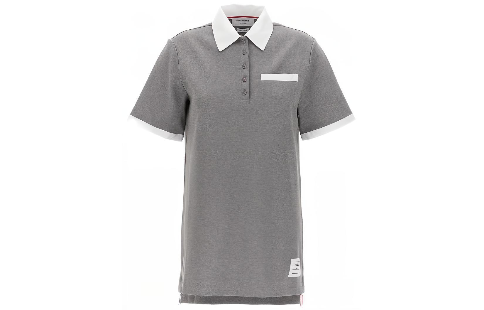Женское платье с коротким рукавом gray THOM BROWNE, серый
Женское платье с коротким рукавом gray THOM BROWNE, серый