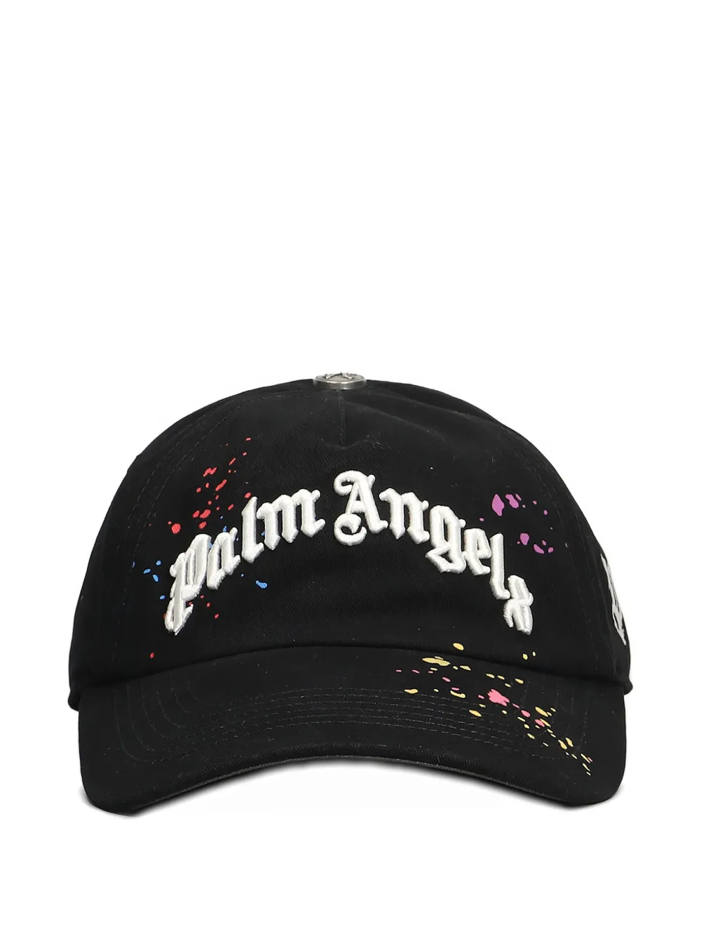 Бейсболка с вышивкой и эффектом брызг Palm Angels, черный
Бейсболка с вышивкой и эффектом брызг Palm Angels, черный