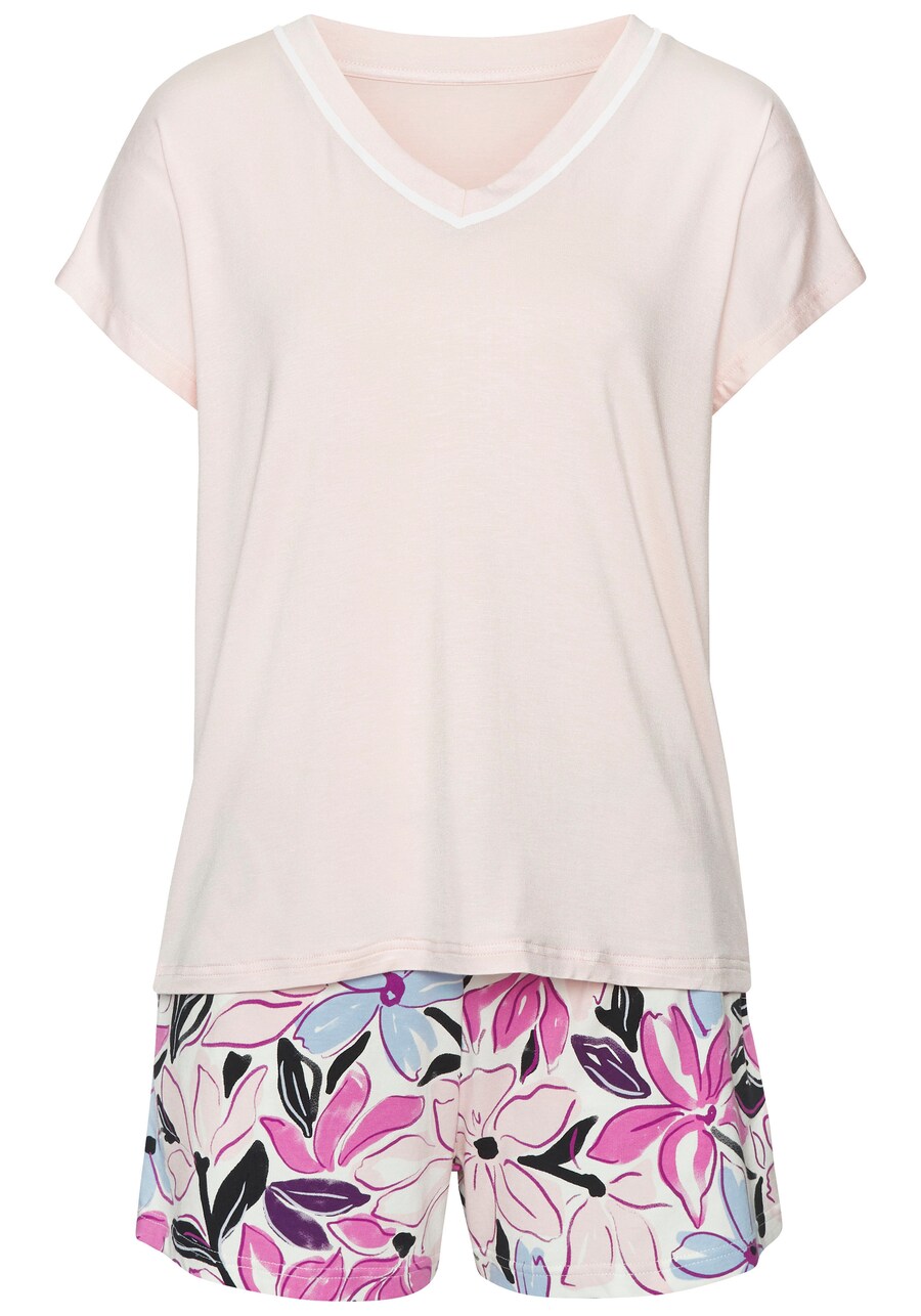 Короткий пижамный комплект LASCANA, цвет Pink/Pastel pink
Короткий пижамный комплект LASCANA, цвет Pink/Pastel pink
