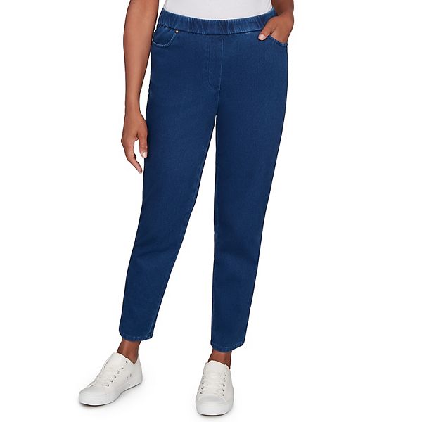 Женские джинсы из денима с короткой длиной и разрезом по низу Alfred Dunner
Женские джинсы из денима с короткой длиной и разрезом по низу Alfred Dunner