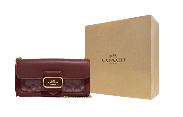 COACH Сумка через плечо из ткани Morgan с кожаной отделкой 
COACH Сумка через плечо из ткани Morgan с кожаной отделкой